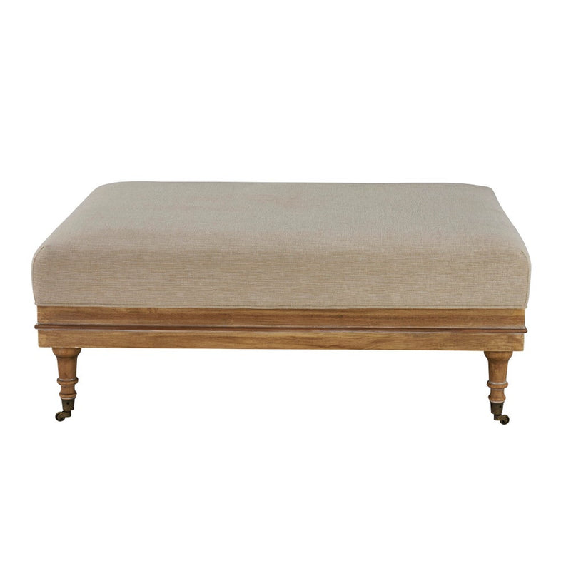 Beckett Ottoman (French Linen)