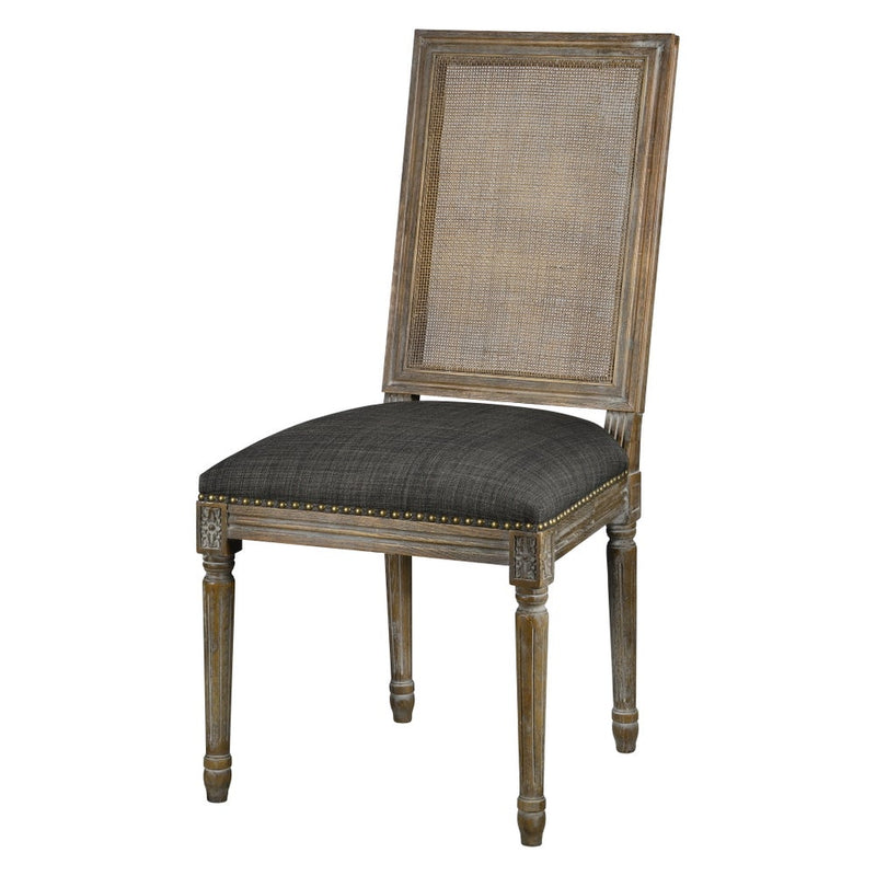 Square Maxwell Side Chair W/ Cane(Urban Bark)