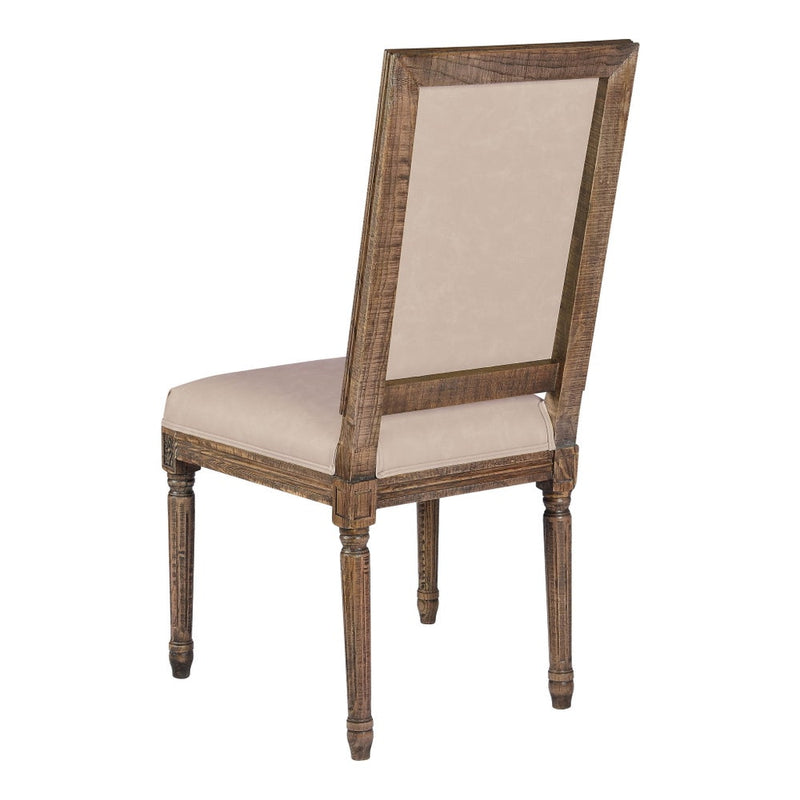 Square Maxwell Side Chair (Mushroom PU)