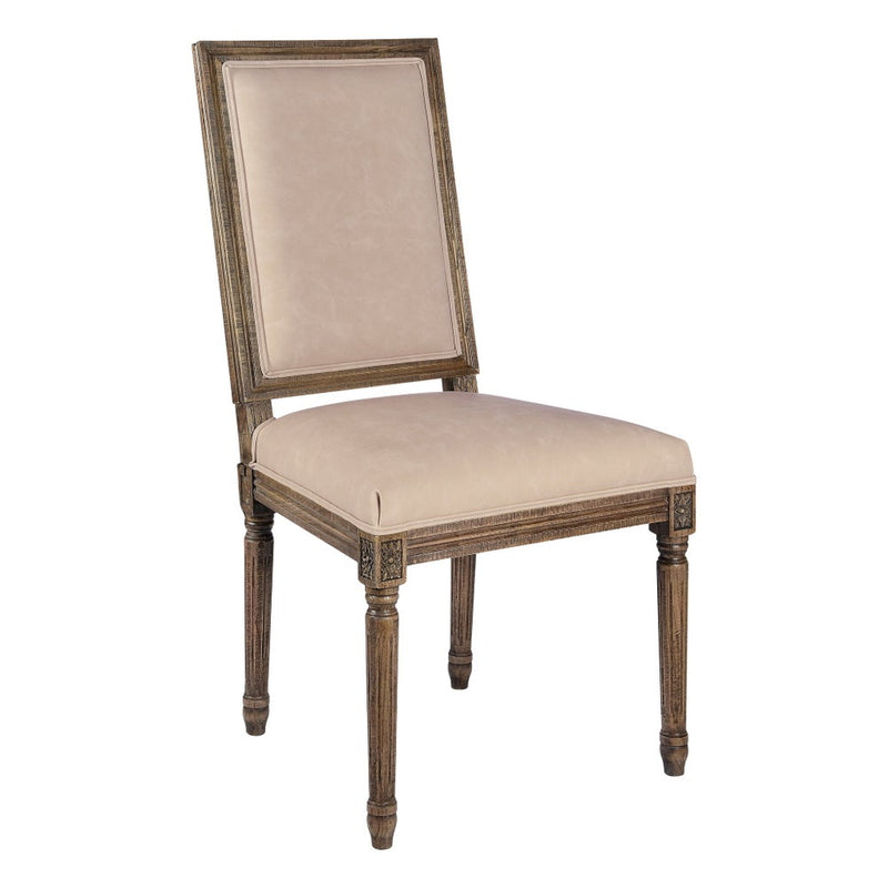 Square Maxwell Side Chair (Mushroom PU)