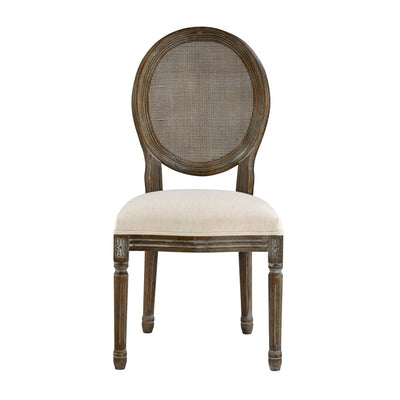 Round Mesh Back Maxwell Side Chair (Putty)