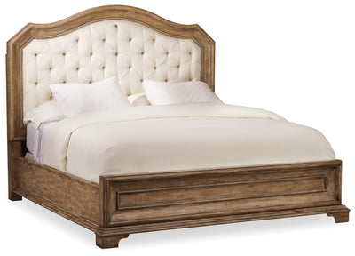 Solana California King Upholstered Panel Bed