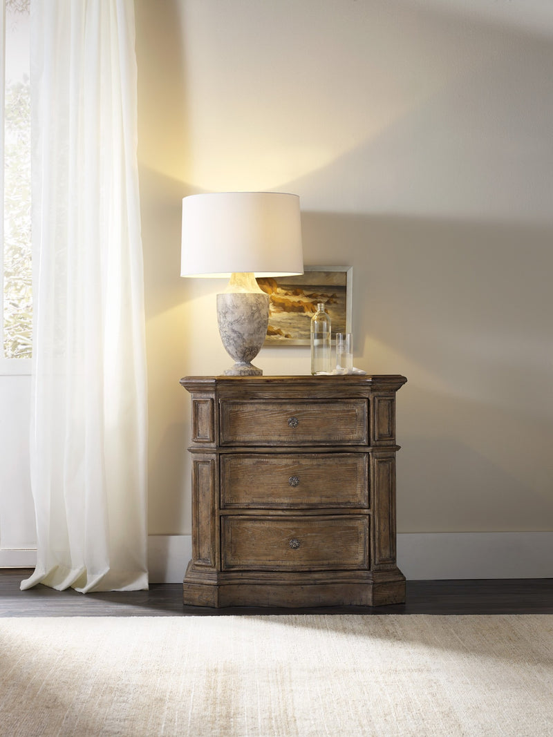 Solana Three-Drawer Nightstand