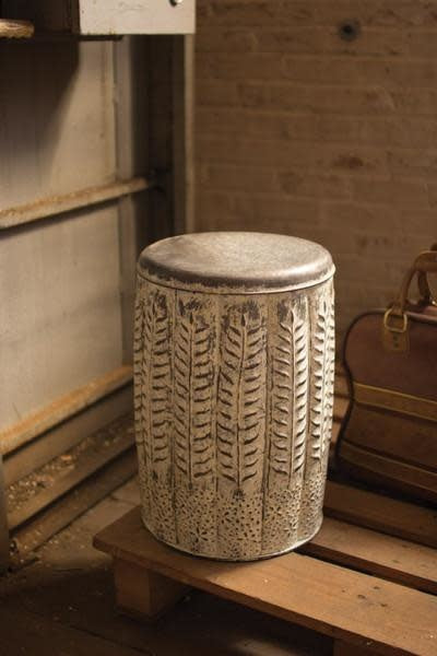 Pressed Tin Stool