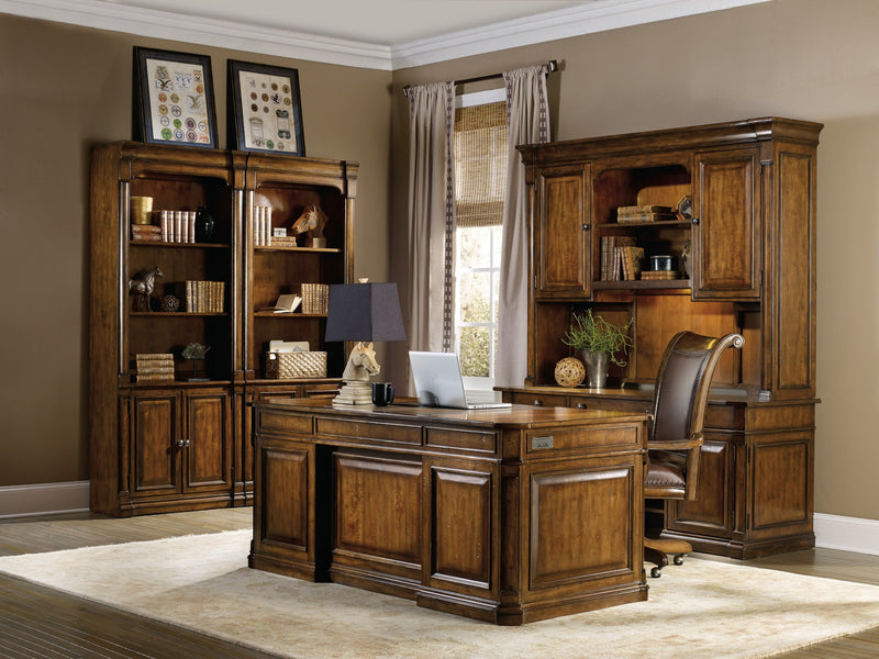 Tynecastle Computer Credenza Hutch