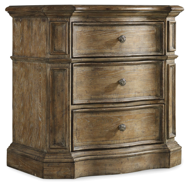 Solana Three-Drawer Nightstand