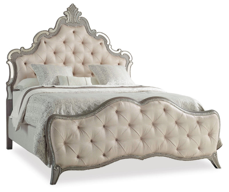 Sanctuary Upholstered King Panel Bed