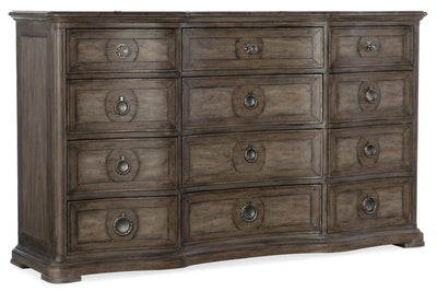 Woodlands Twelve-Drawer Dresser