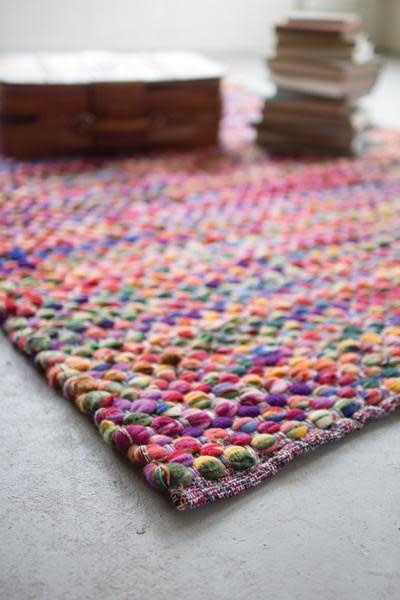 Recycled Multi-color Cotton Rug