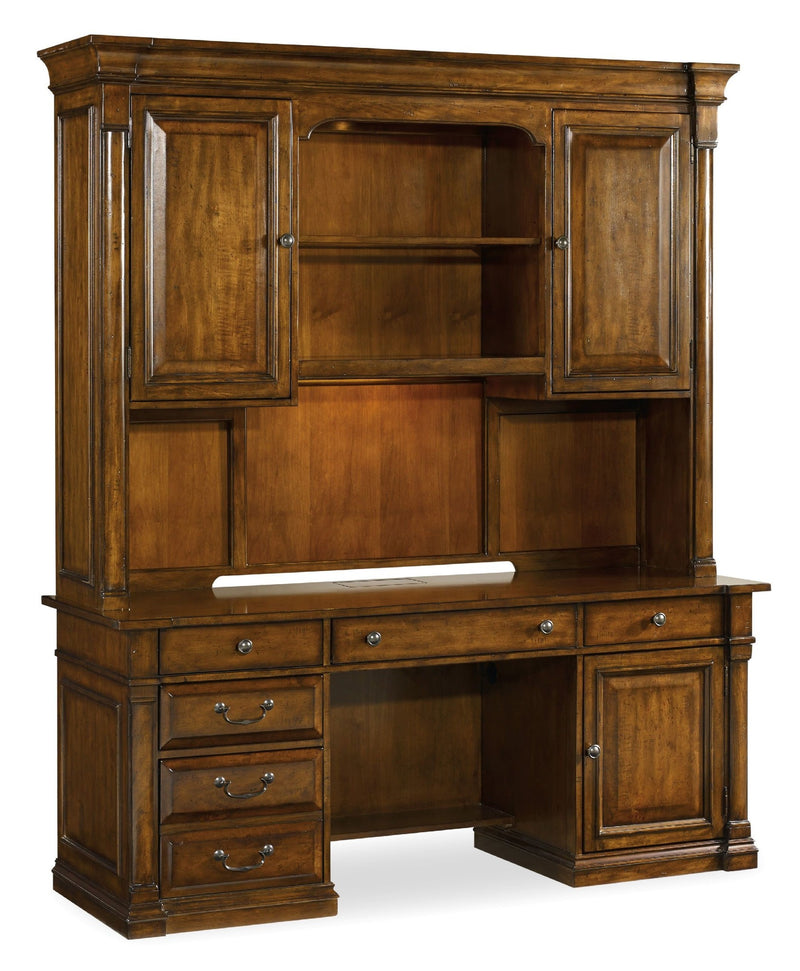 Tynecastle Computer Credenza Hutch