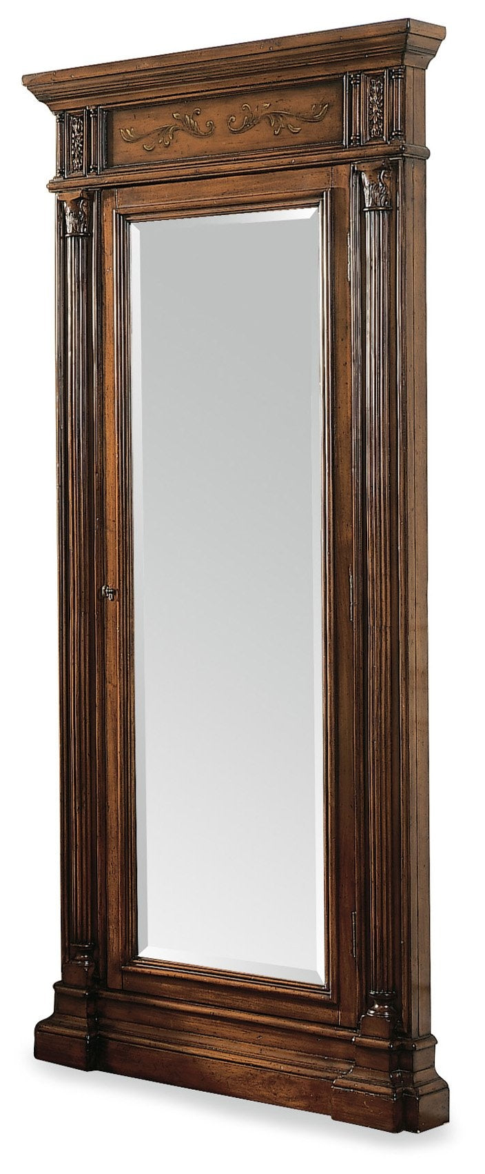 Floor Mirror w/Jewelry Armoire Storage