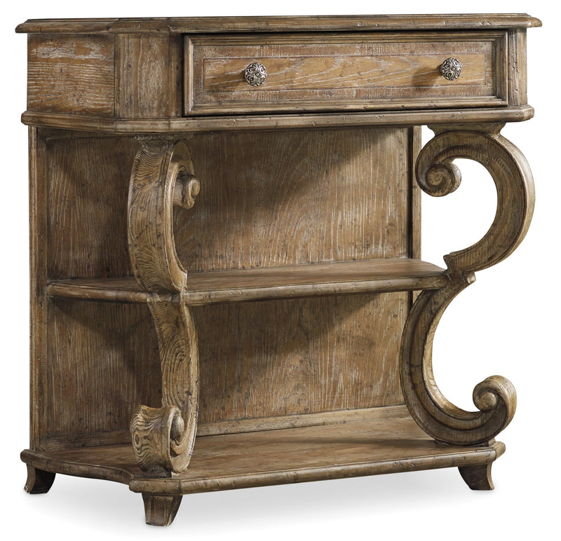 Solana One-Drawer Leg Nightstand