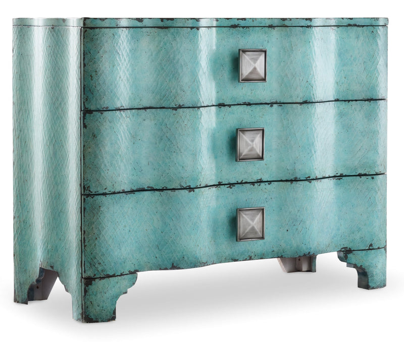 Melange Turquoise Crackle Chest