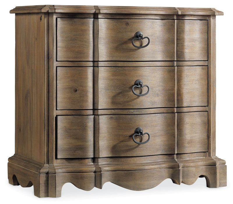 Corsica Three Drawer Nightstand